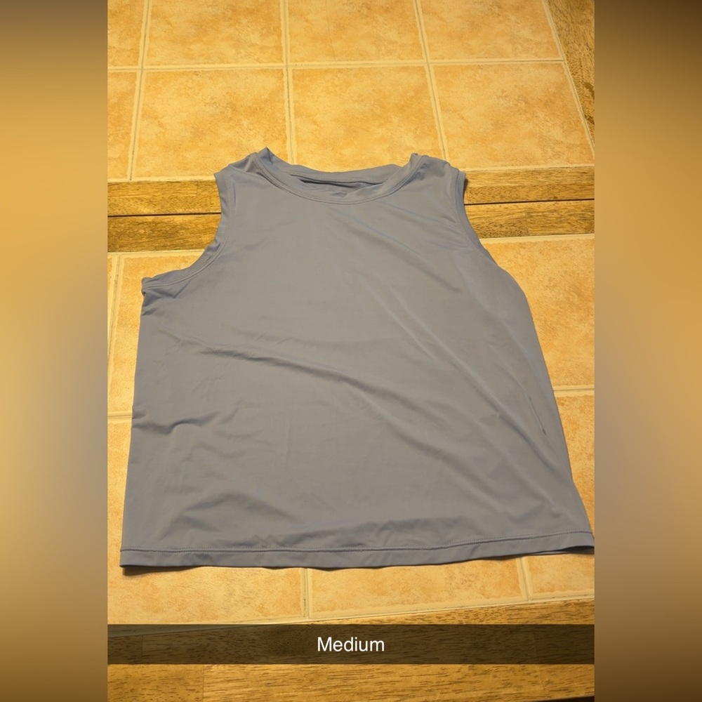 Elegant Women's Sleeveless Top in Blue